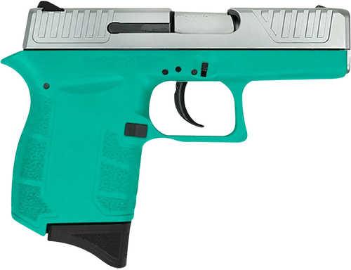 Diamondback Firearms DB9 Striker Fired Semi-Auto Pistol 9mm Luger 3" Barrel (1)-6Rd Magazine Fixed Dot Front Sight & 2-Dot Rear Stainless Slide Blue-Green Finish - Western Gun Store