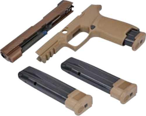 Sig Sauer Cal-X Kit 9MM semi auto pistol, 5 in barrel, 21 rd capacity, coyote finish - Western Gun Store