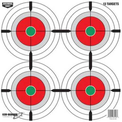 Birchwood Casey Eze-Scorer Training Target 12" Multiple Bull's-Eye, Pack Of 13 Md: 37253