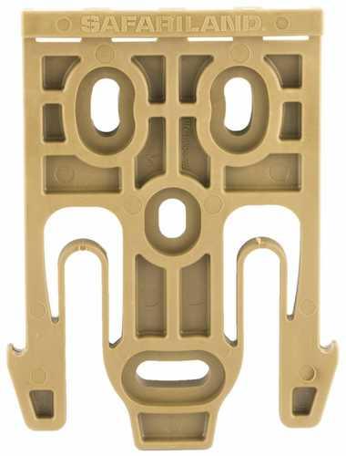 Safariland Model 6004-19 Quick Locking System Holster Fork Single Kit Only Coyote Brown Finish 6004-19-76