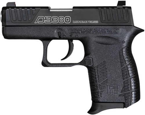 Diamondback DB380 Gen4 Semi-Automatic Pistol .380 ACP 2.8" Barrel (1)-6Rd Magazine Black Stainless Slide Polymer Finish - Western Gun Store