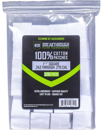 Brkthru Bt-cp-s-1-1/2-600 Sq Ptchs 243/270 600pcs - Western Gun Store
