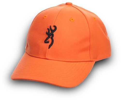 Browning Cap Youth Safety Orange with 3-D Buck Mark Logo Adjustable - Western Gun Store