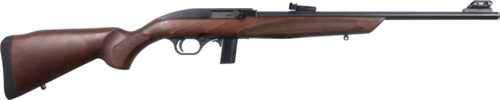 Rossi RS22 Semi-Automatic Rifle .22 Long 18" Barrel (1)-10Rd Magazine Adjustable Fiber Optic Sights Wood Stock Matte Black Finish
