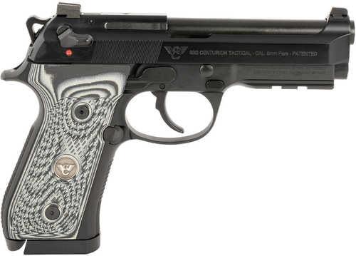 Wilson Combat 92G Centurion Semi-Automatic Pistol 9mm Luger 4.25" Barrel (1)-20Rd & (2)-17Rd Magazines Black/Gray G10 Grips Black Finish - Western Gun Store
