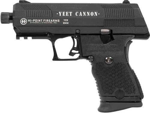 Hi-Point YC9 Semi-Automatic Pistol 9mm Luger 4.12" Barrel (1)-10Rd Magazine YC9 Engraved "Yeet CanFALSEn" Slide Black Finish