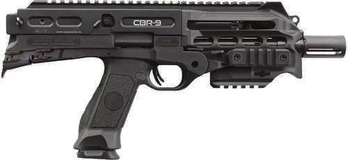 Chiappa Firearms CBR-9 Black RhiFALSE Semi-Automatic Pistol 9mm Luger 9" Barrel (1)-18Rd Magazine Matte Black Polymer Finish