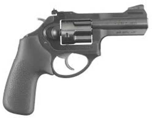 Ruger LCRX Double/Single Action Revolver 9mm Luger 3" Barrel 5 Round Capacity Hogue Tamer MoFALSEgrip Matte Black Finish