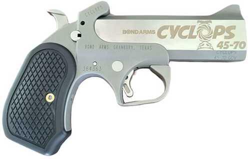 Bond Arms Cyclops Single Action Derringer .44 Remington Magnum 4.25" Barrel 1 Round Capacity Black B6 Extended Grips Stainless Steel Finish - Western Gun Store
