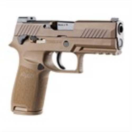 Sig Sauer P320 M18 Semi-Automatic Pistol 9mm Luger 3.9" Barrel (3)-10Rd Magazine Front Night Sight & Adjustable Rear Sight Coyote Tan Finish - Western Gun Store