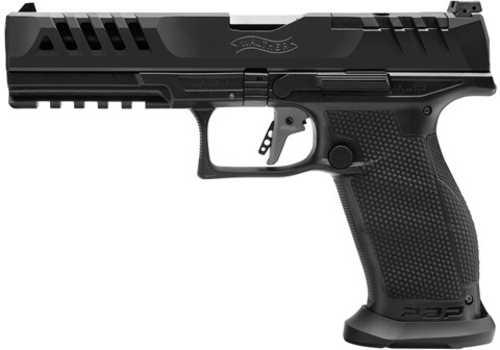 Walther Arms PDP Match Semi-Automatic Pistol 9mm Luger 5" Barrel (2)-18Rd & (1)-20Rd Magazines Adjustable Sights Matte Black Polymer Finish - Western Gun Store