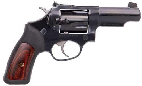 Ruger SP101 Double/Single Action Revolver .357 Magnum/.38 Special 3" Barrel 5 Round Capacity Adjustable Rubber Grips With Hardwood Insert Satin Blued Finish - Western Gun Store