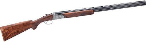 Rizzini Round Body EM Break Action Over/Under Shotgun 20 Gauge 29" Blued Barrel 2 Round Capacity Fixed Turkish Walnut Stock Coin AFALSEdized Silver Finish