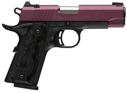 Browning Black Label 1911 Pistol 380 ACP 3.6" Barrel 10Rd Black Cherry & Black Finish