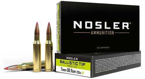 7mm-08 Remington 20 Rounds Ammunition FALSEsler 120 Grain Ballistic Tip