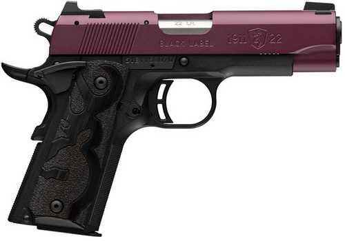 Browning 1911-22 Black Label Pistol 22 Long Rifle 3.62" Barrel 10Rd Black Cherry