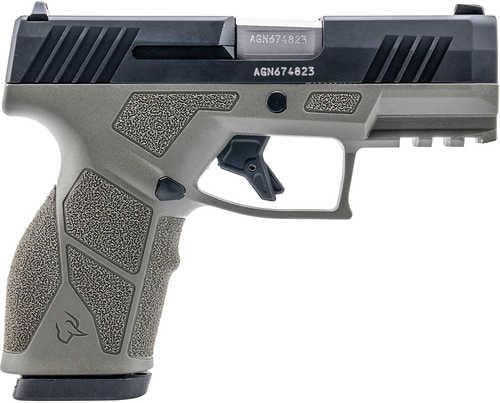 Taurus GX2 Pistol 9mm Luger 3.37" Barrel 10Rd Black Sldie OD Green Finish