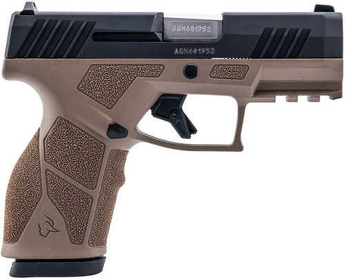 Taurus GX2 Pistol 9mm Luger 3.37" Barrel 10Rd Black Slide Brown Finish