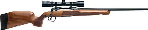Savage Arms Axis 2 XP Combo 243 Win 22" Sporter Barrel Hardwood Stock Boresighted 3-9x40mm Scope