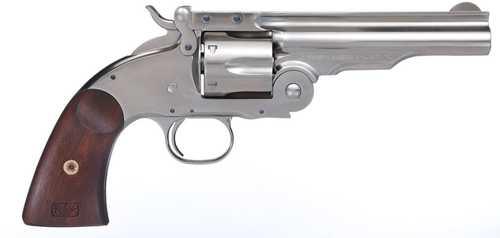 Taylor Uberti Top Break Schofield Pistol 5" Barrel 45 Colt With Nickel Finish and Walnut Grip Model 0855N04
