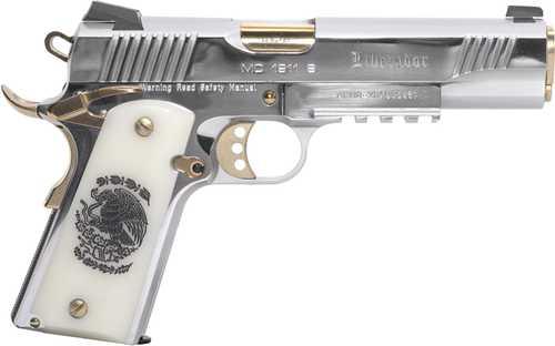EAA MC1911S Liberador Pistol 38 Super 5" Barrel 10Rd Silver Finish