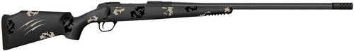 Fierce Firearms Carbon Rage Full Size 7mm PRC 3+1 22" Black Carbon Fiber Threaded Barrel, Black Cerakote Stainless Steel Drilled & Tapped Receiver, Picatinny Rail Forend, Urban Camo Monte Carlo Carbon Fiber Stock, Right Hand