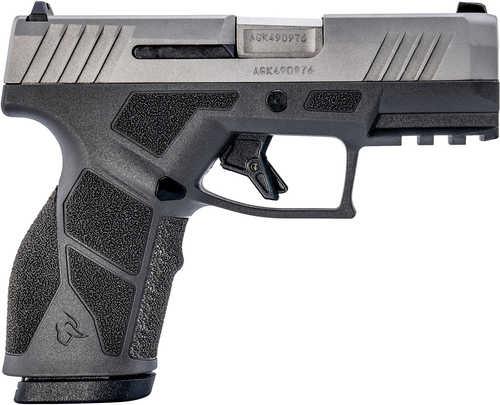 Taurus GX2 9mm Luger 13+1 3.37" Matte Stainless Steel Barrel, Matte Serrated Stainless Steel Slide, Matte Gray Polymer Frame w/Picatinny Rail, Polymer Grip