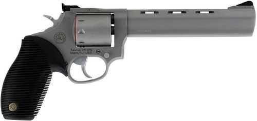 Taurus Tracker 992 Revolver 22 LR or 22 WMR 9 Shot 6.50" Vent Rib Barrel, Overall Matte Finish Stainless Steel & Black Ribber Grip Includes Cylinder