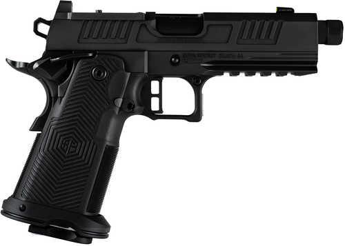Alpha Foxtrot AF1911 Romulus Compact Pistol 9mm Luger 20+1 4.25" Black Threaded Barrel, Black DLC Stainless Steel Optic Ready/Serrated Slide, Black DLC Stainless Steel Frame w/Beavertail & Picatinny Rail, Polymer Grip, RMR/RMSc Footprint