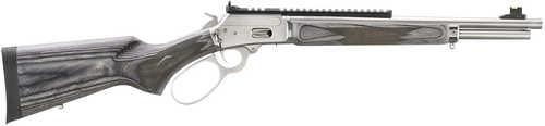 Marlin 1894 SBL Rifle 357 Mag 8+1 16.10" Stainless Polished Threaded Barrel & Picatinny Rail Receiver, Fixed Gray Laminate Stock