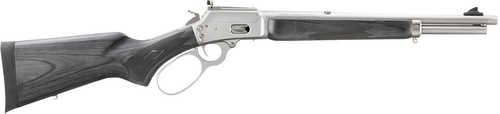 Marlin 1894 Trapper Full Size Rifle 44 Special/44 Rem Mag 8+1/9+1 16.10" Satin Threaded Barrel, Satin Stainless Steel Receiver, Fixed Black Laminate Stock