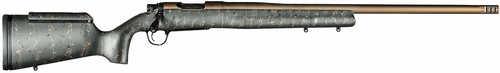 Christensen Arms Mesa Long Range Rifle 308 Win 4+1 16.25" Burnt Bronze Cerakote Threaded Barrel & Steel Drilled & Tapped Receiver, Green w/Black/Tan Webbing Adj Cheek Riser Polymer Stock