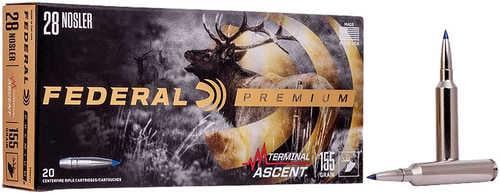 Federal P28NTA1 Premium 28FALSEsler 155Gr Terminal Ascent 20 Per Box/10 Case