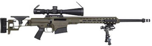 Barrett MRAD Deployment Kit, Bolt Action Rifle, Comes With 338 Lapua And 7.62x51 NATO Barrel, 2 Port Muzzle Brake, OD Green Cerakote Finish, Folding Adjustable Stock, Adjustable Cheek Rest, Magpul MOE Grip, Comes With Five 338 Lapua Magazines and Fiv