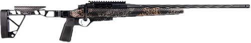 Seekins Precision Havak Slam Rifle 308 Win 16" Black Cerakote Spiral Fluted Threaded Barrel, Black Hardcoat AFALSEdize 20 MOA Rail w/Bubble Level Receiver, Skeletonized Wrapped Carbon Fiber Woodland Shadow Camo Aluminum Stock