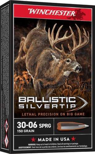 30-06 Springfield 20 Rounds Ammunition Winchester 150 Grain Ballistic Tip