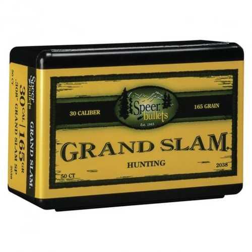 Speer 30 Caliber 165 Grains SP Grand Slam (Per 50) 2038