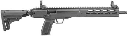 Ruger LC Carbine 5.7x28mm 20+1 16.25" Black Nitride Fluted Threaded Barrel, Black Hardcoat AFALSEdize Picatinny Rail Aluminum Receiver, M-LOK Handguard, Adj Folding Black Synthetic Stock, Black Polymer Grip, Right Hand