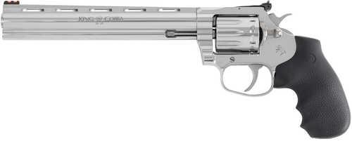 Colt King Cobra Target 22 LR 10 Shot 8" Stainless Vent Rib Barrel, Stainless Steel Cylinder & Frame, Black Hogue Overmolded Grip, Exposed Hammer