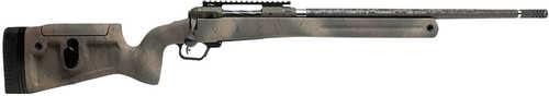 Savage Arms 110 Pro Pursuit Full Size 300 PRC 3+1 20" Carbon Fiber Threaded Barrel, Magpul OD Green Cerakote Picatinny Rail Stainless Steel Receiver, M-LOK Forend, Adj Comb & LOP Earth Tone Camo Synthetic Stock