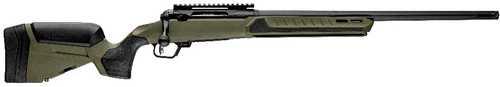 Savage Arms 110 Core Predator Full Size 5.56 NATO 10+1 22" Medium Heavy Fluted Barrel, Arca Rail Forend, Hunter Green AccuStock w/AccuFit V2 Synthetic Stock, Left Hand