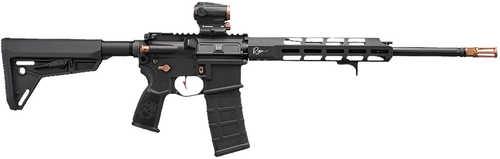Sig Sauer M400 5.56 NATO 10+1 16" Black Nitride Threaded Barrel, Black AFALSEdized w/Rose Gold Controls Picatinny Rail Aluminum Receiver, M-LOK Handguard, Magpul SL Telescoping Black Polymer Stock, Reduced Angle Grip, Sig ROMEO5 GENII