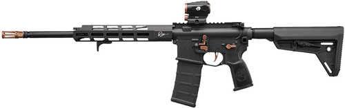 Sig Sauer M400 Rose Kit 5.56 NATO 30+1 16" Threaded Barrel, Black AFALSEdized w/Rose Gold Controls, Picatinny Rail Alloy Steel Receiver, M-LOK Handguard, 6 Position Magpul SL Black Stock, Reduced Angle Grip Sig, ROMEO5 GENII