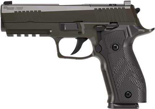 Sig Sauer P226X Legion Full Size Frame 9mm Luger 18+1 4.40" Black Match Grade Bull Barrel, Legion Gray Cerakote Stainless Steel Optic Ready/Serrated Slide, Legion Gray Cerakote Aluminum Frame w/Picatinny Rail, Hogue G10 Grip