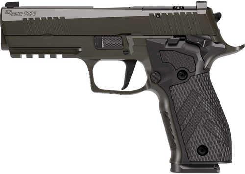 Sig Sauer P226X Legion Full Size Frame 9mm Luger 18+1 4.40" Black Match Grade Bull Barrel, Legion Gray Cerakote Stainless Steel Optic Ready/Serrated Slide, Legion Gray Cerakote Aluminum Frame w/Picatinny Rail, Hogue G10 Grip, SAO