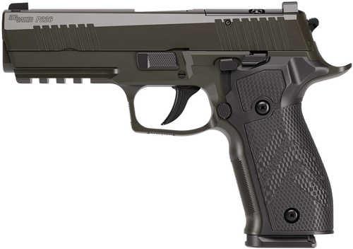 Sig Sauer P226X Legion Full Size Frame 9mm Luger 10+1 4.40" Black Match Grade Bull Barrel, Legion Gray Cerakote Stainless Steel Optic Ready/Serrated Slide, Legion Gray Cerakote Aluminum Frame w/Picatinny Rail, Hogue G10 Grip