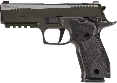 Sig Sauer P226X Legion Full Size Frame 9mm Luger 10+1 4.40" Black Match Grade Bull Barrel, Legion Gray Cerakote Stainless Steel Optic Ready/Serrated Slide, Legion Gray Cerakote Aluminum Frame w/Picatinny Rail, Hogue G10 Grip, SAO