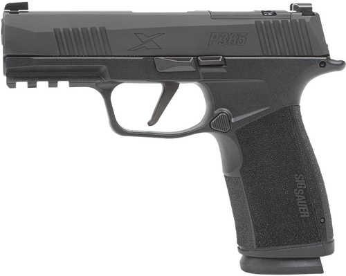 Sig Sauer P365X *MA Compliant Compact 9mm Luger 10+1 3.70" Black Carbon Steel Barrel, Black Nitron Stainless Steel Optic Ready/Serrated Slide & Frame w/Beavertail & Picatinny Rail, XMacro Polymer Grip, Shield RMSc Footprint