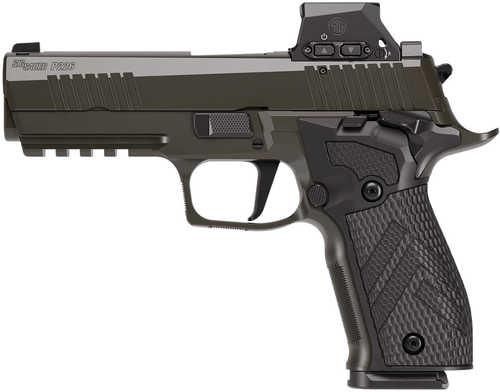 Sig Sauer P226X Legion w/Optic Full Size Frame 9mm Luger 18+1 4.40" Match Grade Bull Barrel, Legion Gray Cerakote Stainless Steel Optic Ready/Serrated Slide, Legion Gray Aluminum Frame w/Picatinny Rail, Hogue G10 Grip, SAO, Sig ROMEO-X