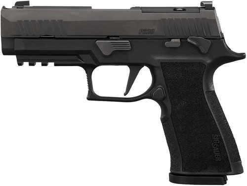 Sig Sauer P320 Xten COMP Carry Frame 10mm Auto 10+1 3.80" Black Bull Barrel, Black Nitron Stainless Steel Optic Ready/Serrated Slide, Black Stainless Steel Frame w/Beavertail & Picatinny Rail, Black Xseries Grip, Sig PRO RX Footprint